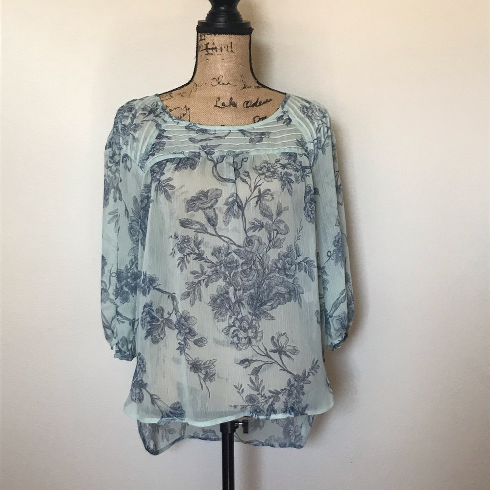 Lauren Conrad Sheer Blouse